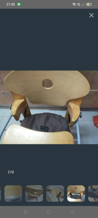 SE REGALA trona de madera
