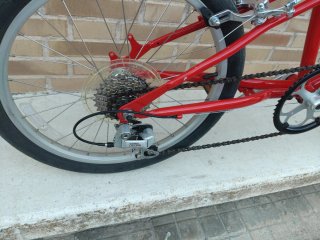 Bicicleta mini velo Buccaneer Roja