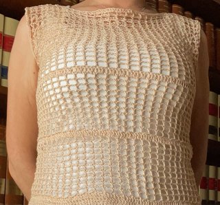 Top Crochet Hecho a Mano hilo algodón egipcio