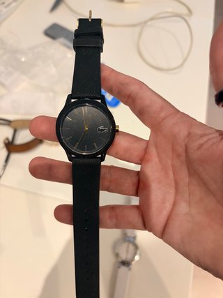 Reloj Lacoste Negro y Dorado