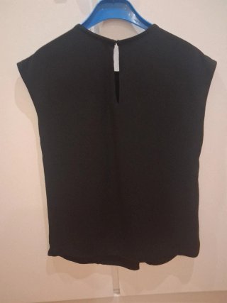 Camisa negra Mango Talla S