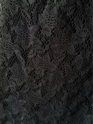 Vestido Zara encaje negro Talla M