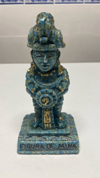 Lote figuras de piedra turquesa