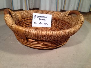 Cestini Vimini Set 3 pezzi (5€ Tutti)