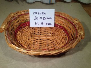 Cestini Vimini Set 3 pezzi (5€ Tutti)