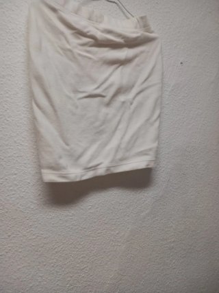 Falda blanca talla única