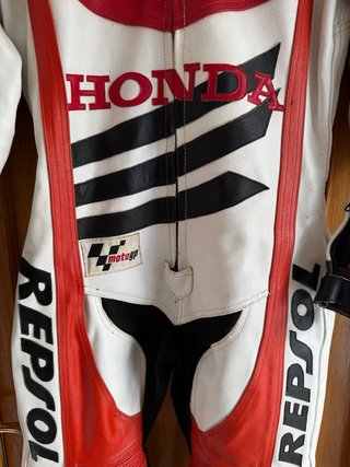 Mono Moto Honda Repsol Cuero Talla 46