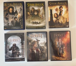 Saga Señor de los Anillos y Hobbit DVD Completa