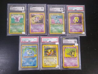 Lote Cartas Pokémon Graded CGC y PSA