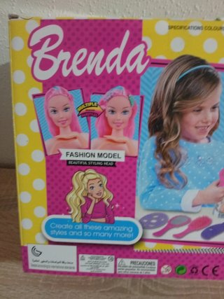 Muñeca Brenda Fashion Model Styling Head