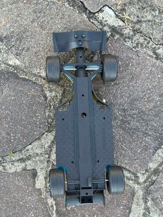 Macchina Formula 1 Vintage a ricarica ruota grande