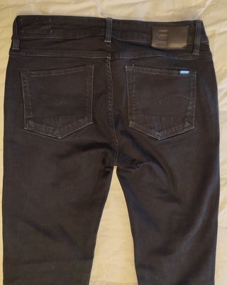 Jeans G-Star RAW negros mujer. Modelo 3301