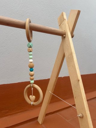 Gimnasio actividades bebé madera