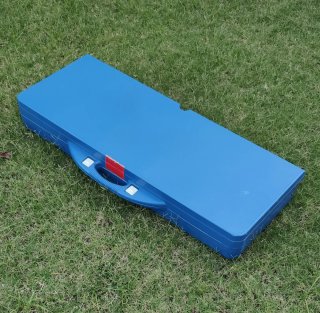 Mesa plegable con sillas camping playa