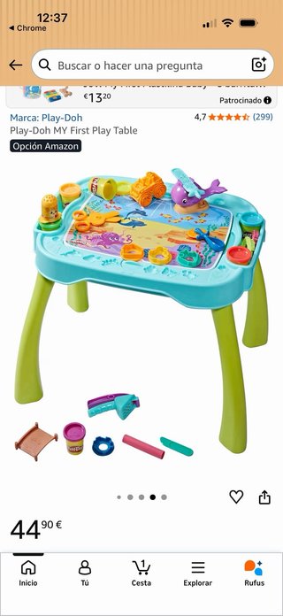 Play-Doh Mesa de Creación y Set Picnic
