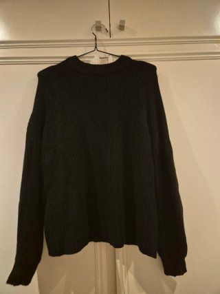 Jersey cuello redondo Pull&Bear Negro Talla M