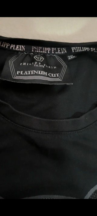 Camiseta Philipp Plein Platinium cut talla 2XL