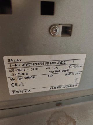 Lavadora Balay 7/4kg