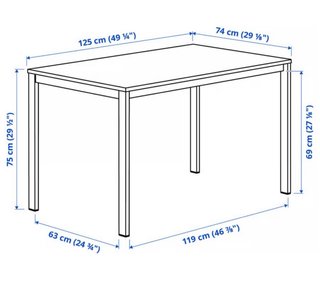 Comedor blanco 4 sillas ligero