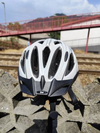 Casco de bicicleta Crivit blanco