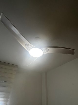 Ventilador de techo moderno blanco