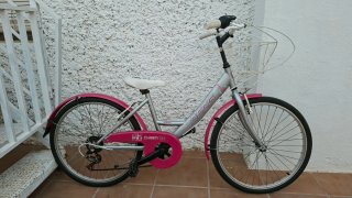 Bicicleta Infantil Berg Charm 24 Rosa/Plata
