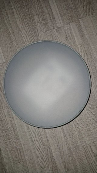 Lámpara de techo gris tela