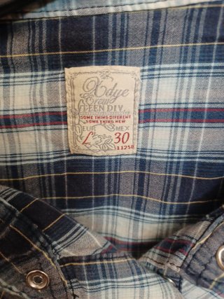 Camisa cuadros mujer talla L