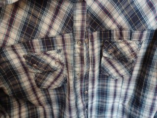Camisa cuadros mujer talla L