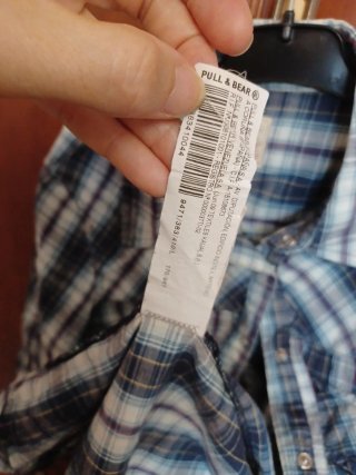 Camisa cuadros mujer talla L
