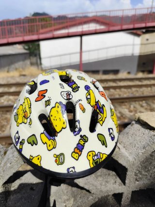 Casco bici infantil con ositos
