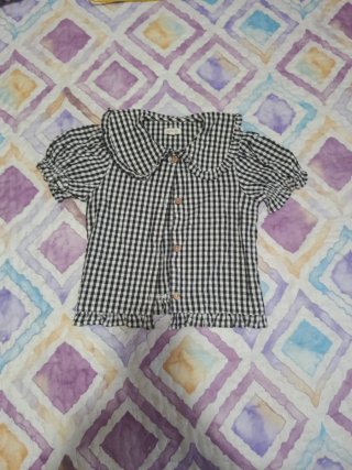 Camisa cuadros niña Unit Kids