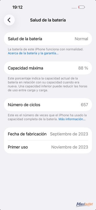 iPhone 15 Pro 128GB Negro · Garantía