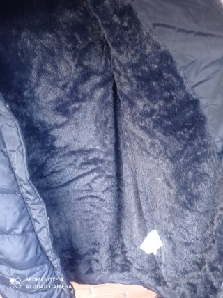 Chaqueta azul con bordados étnicos Talla M