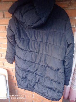 Chaqueta azul con bordados étnicos Talla M