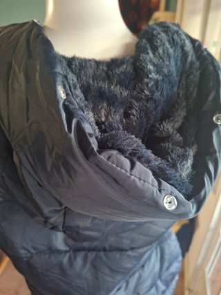 Chaqueta azul con bordados étnicos Talla M