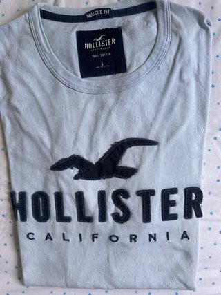 Camiseta Hollister Azul Talla L