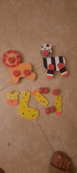 Puzzle animales enroscar