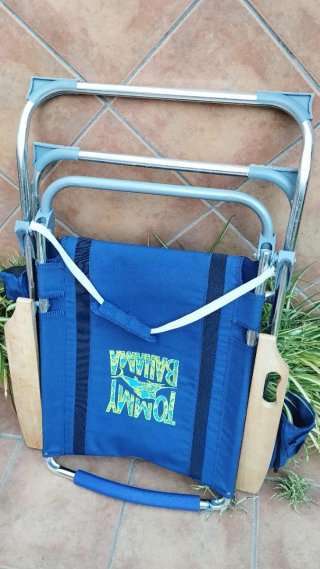 Silla alta de Playa Tommy Bahama Azul