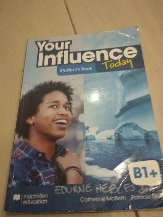 YOUR INFLUENCE TODAY B1+ Student's book: libro ...