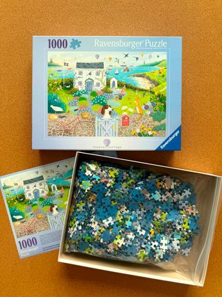 Puzzle Ravensburger 1000 Piezas Coastal Cottage