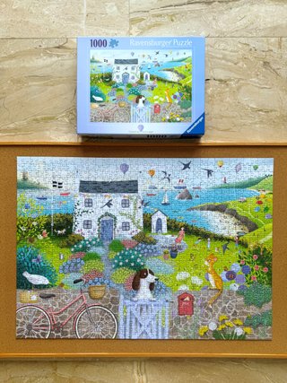 Puzzle Ravensburger 1000 Piezas Coastal Cottage
