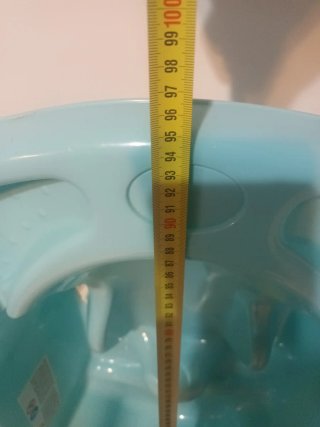 Bañera de bebé azul