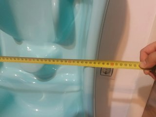 Bañera de bebé azul