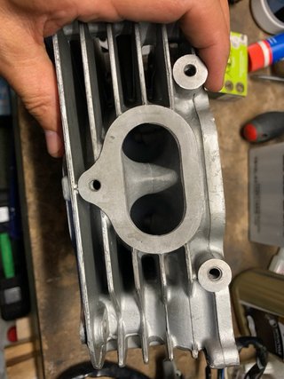 Culata y pistón Honda Dominator 650