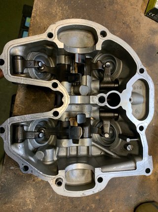 Culata y pistón Honda Dominator 650