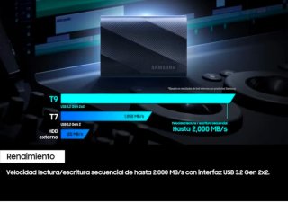 Samsung SSD T9 Portátil 4TB