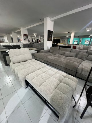Sofá Cama Beige 1 Plaza