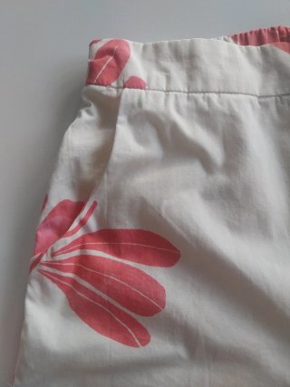 Conjunto Zara Niña Flores Rosa y Blanco.