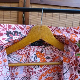 Camicia ETRO a stampa rosa e arancione